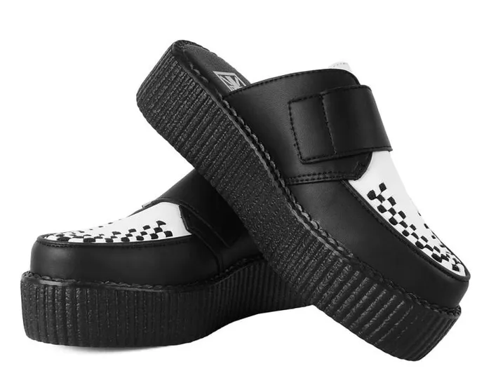 TUK Shoes Platforms Women Classic TwoTone Creeper Mule