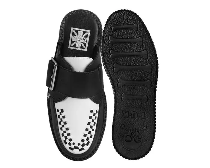 TUK Shoes Platforms Women Classic TwoTone Creeper Mule