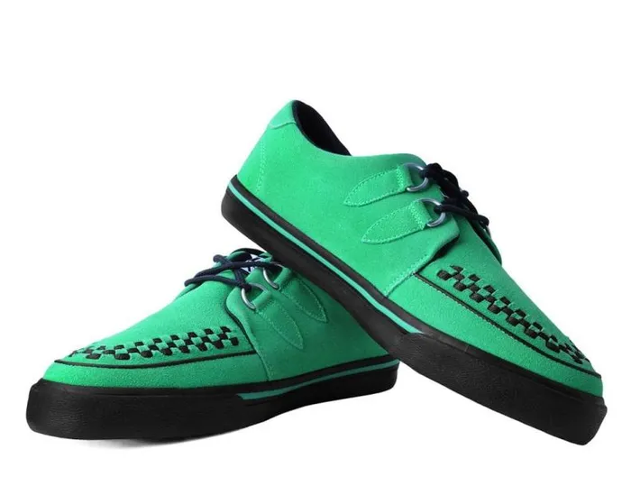 TUK Shoes Sneakers Women Green Suede Sneaker TUK Shoes Sneakers Women Green Suede Sneaker