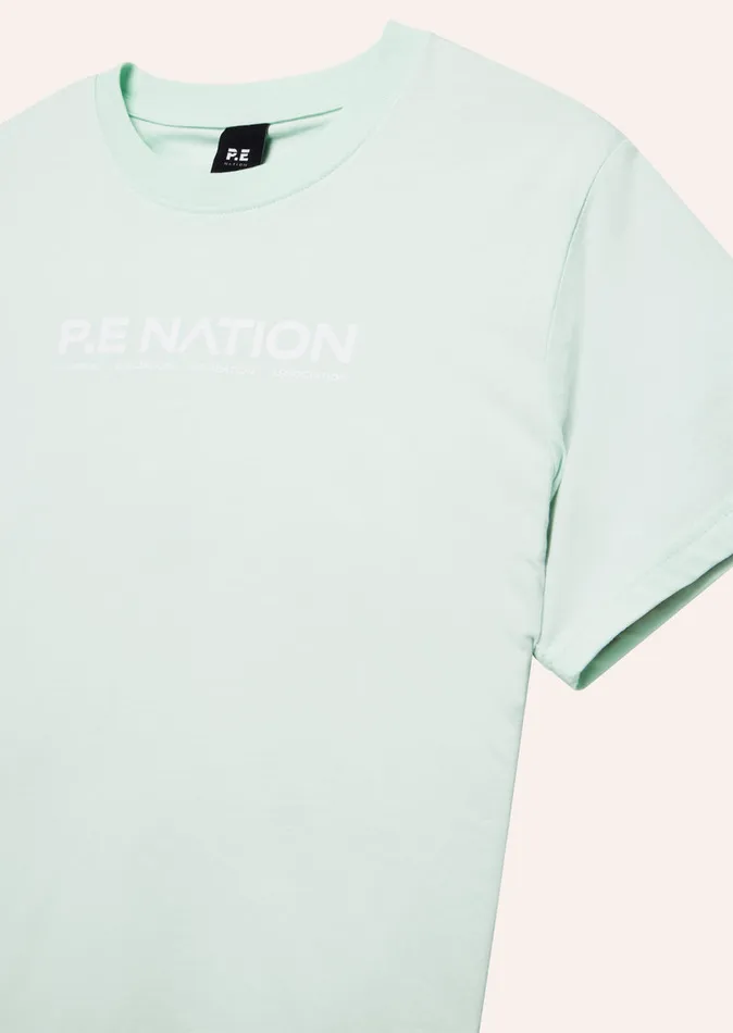 Tees AERO SHORT SLEEVE TEE IN HINT OF MINT 8211 PE Nation Women