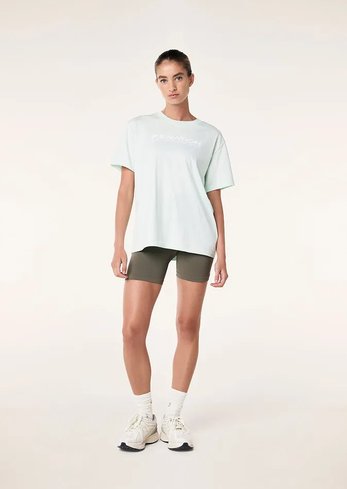 Tees AERO SHORT SLEEVE TEE IN HINT OF MINT 8211 PE Nation Women