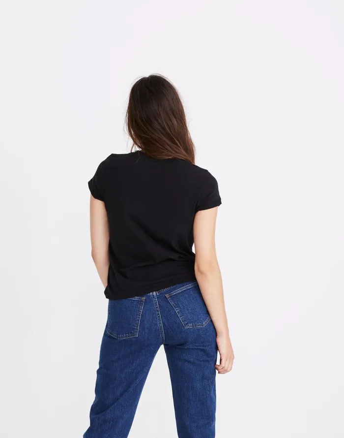 Tees Women Madewell Northside Vintage Tee True Black