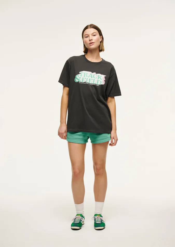Tees Women PE Nation COUNTERPART TEE IN WASHED ASPHALT