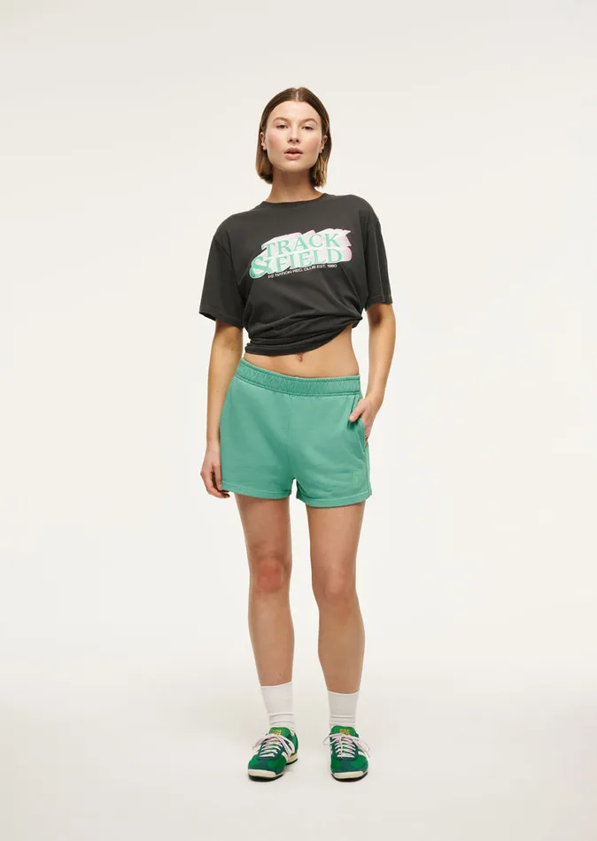 Tees Women PE Nation COUNTERPART TEE IN WASHED ASPHALT