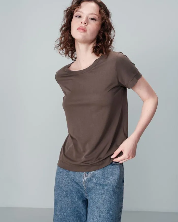 TEESHIRT KAKI NELL Shop Grace and Mila ShortSleeves Tshirts