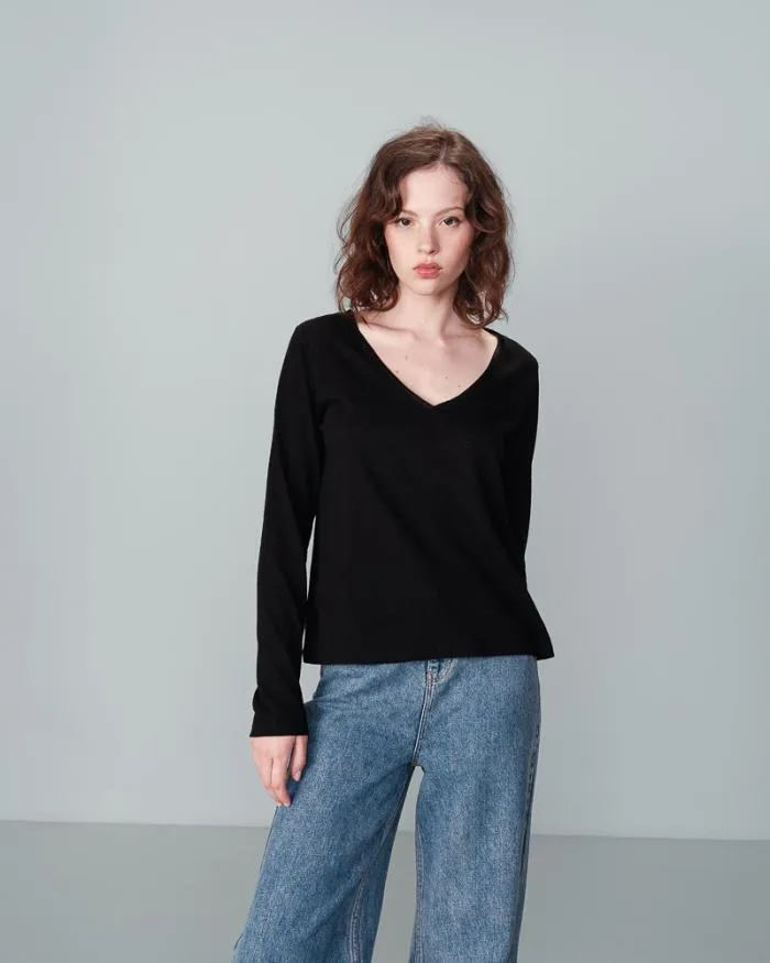 TEESHIRT NOIR NISI Shop Grace and Mila LongSleeves Tshirts