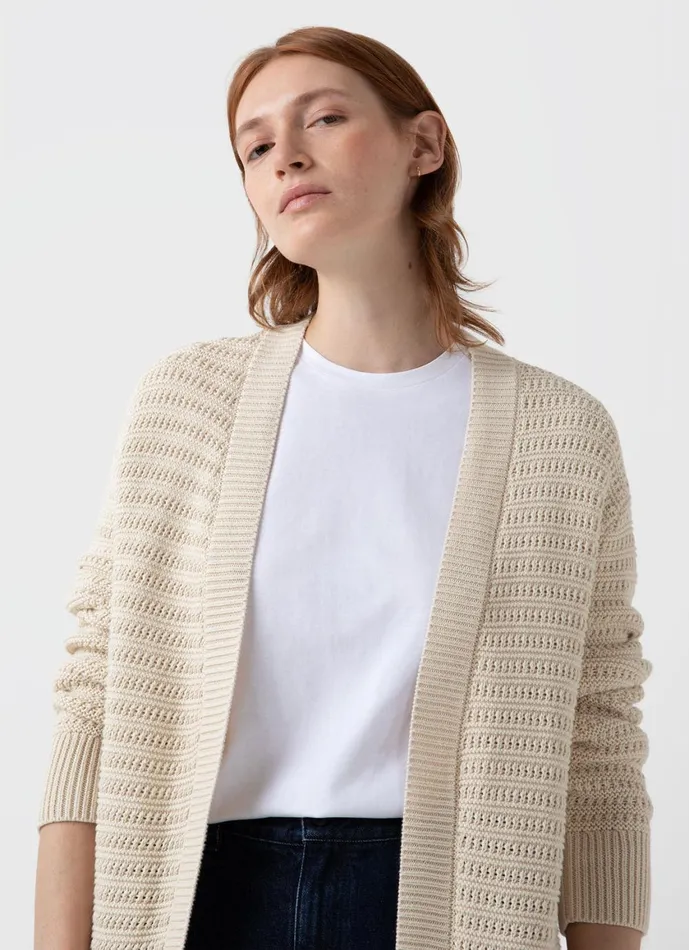 Textured Cardigan Women SUNSPEL Knitwear