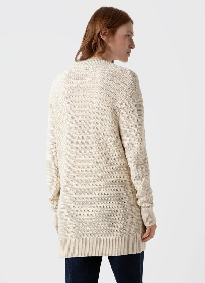 Textured Cardigan Women SUNSPEL Knitwear