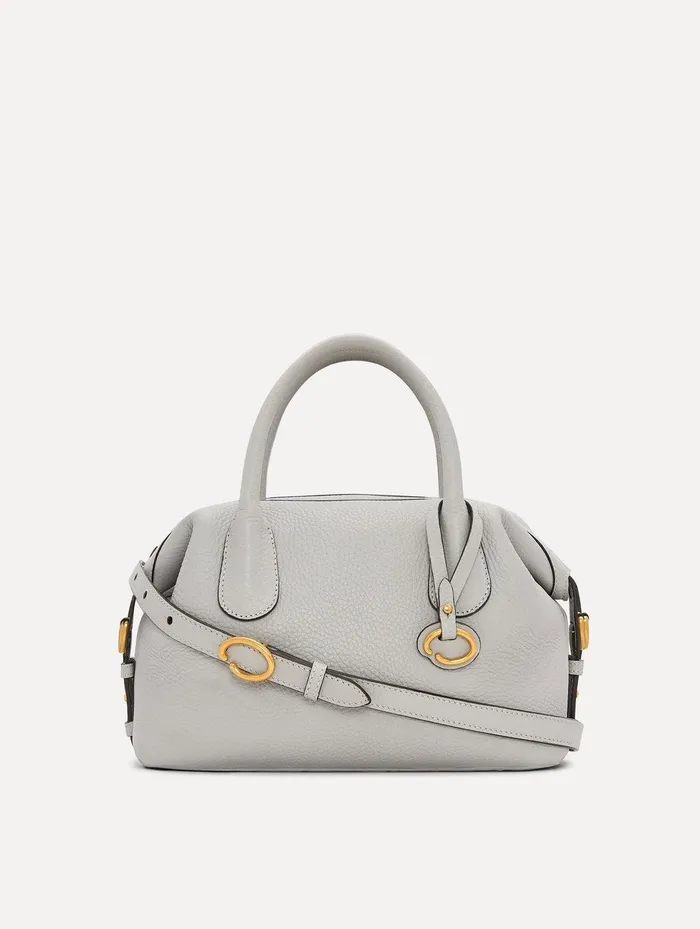 The Mini Dahlia Grigio Perla Women Oscar De La Renta Signature Handbags