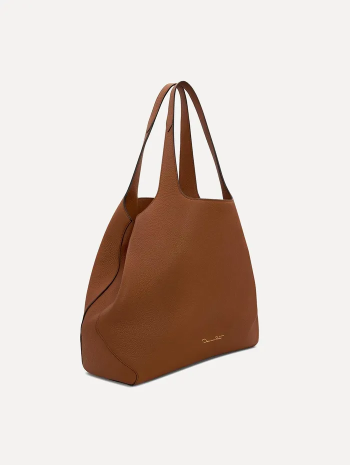 The Topaz Cognac Women Oscar De La Renta Handbags