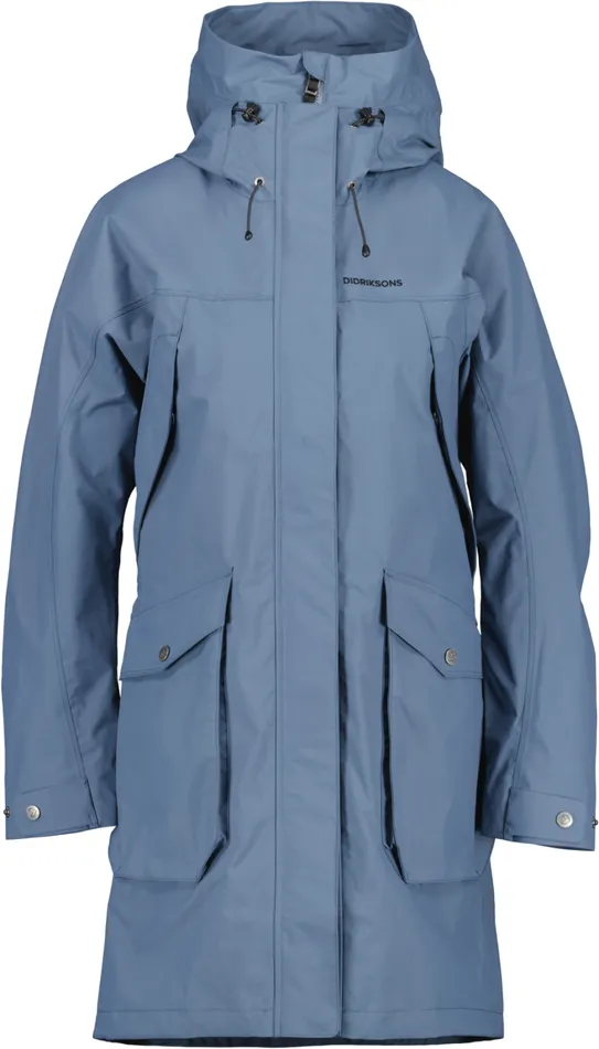 Thelma Parka True Blue Women Didriksons Spring Jackets