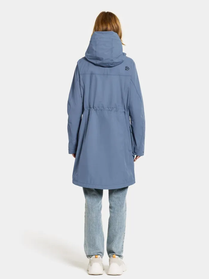 Thelma Parka True Blue Women Didriksons Spring Jackets