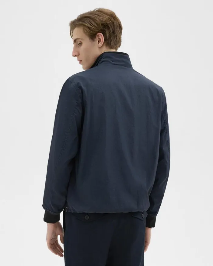Theory Blouson ZipUp Jacket Navy Men Outerwear