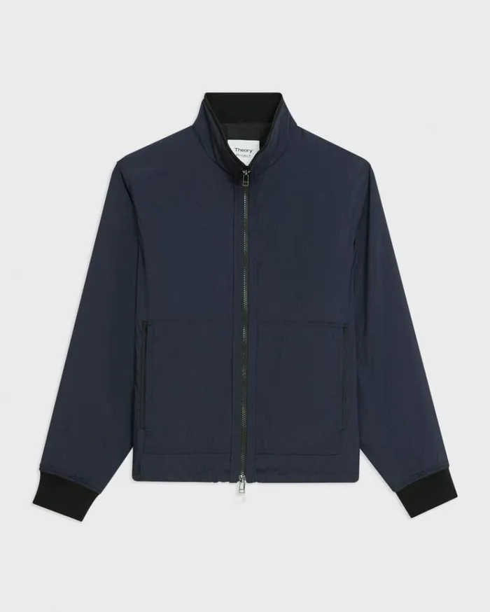 Theory Blouson ZipUp Jacket Navy Men Outerwear