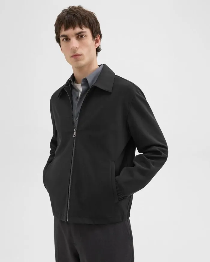 Theory Brody Jacket In Precision Ponte Black Men Blazers Jackets Theory Brody Jacket In Precision Ponte Black Men Blazers Jackets