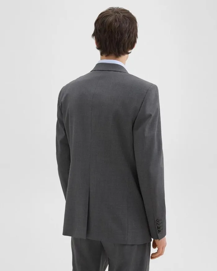 Theory Chambers Blazer In Stretch Wool Medium Charcoal Men Blazers Jackets Theory Chambers Blazer In Stretch Wool Medium Charcoal Men Blazers Jackets
