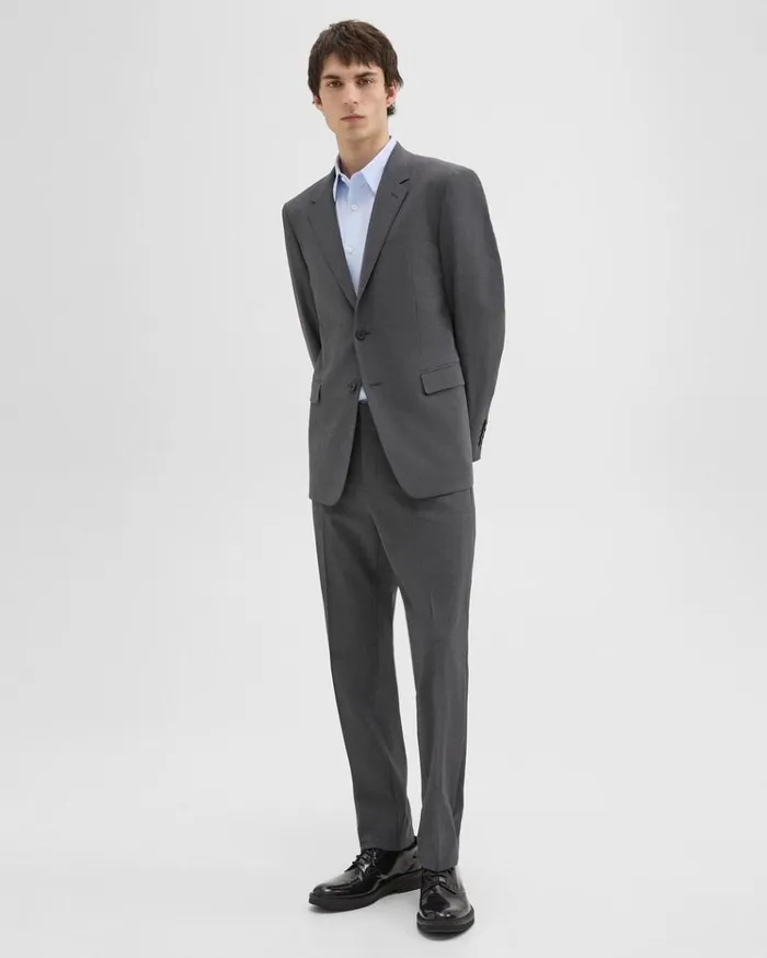Theory Chambers Blazer In Stretch Wool Medium Charcoal Men Blazers Jackets Theory Chambers Blazer In Stretch Wool Medium Charcoal Men Blazers Jackets