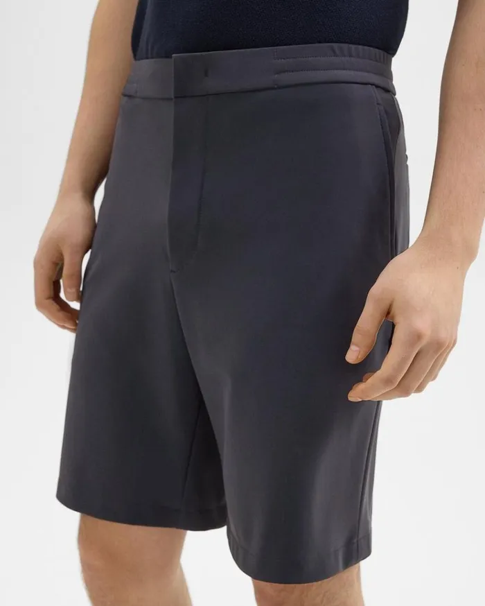 Theory Curtis 9 Drawstring Short In Precision Ponte Basalt Men Shorts Theory Curtis 9 Drawstring Short In Precision Ponte Basalt Men Shorts