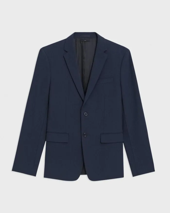 Theory Morton Blazer In Stretch Cotton Baltic Men Blazers Jackets Theory Morton Blazer In Stretch Cotton Baltic Men Blazers Jackets