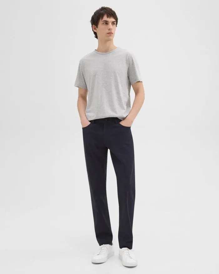 Theory Raffi 5Pocket Pant In Neoteric Twill Dark Navy Men Pants