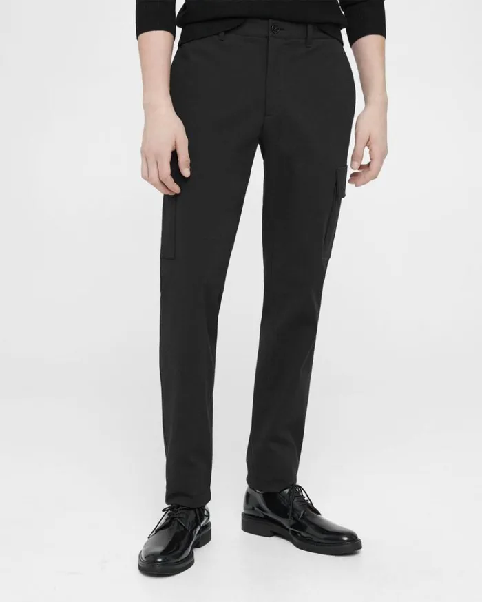 Theory Zaine Cargo Pant In Neoteric Twill Black Men Suits Theory Zaine Cargo Pant In Neoteric Twill Black Men Suits