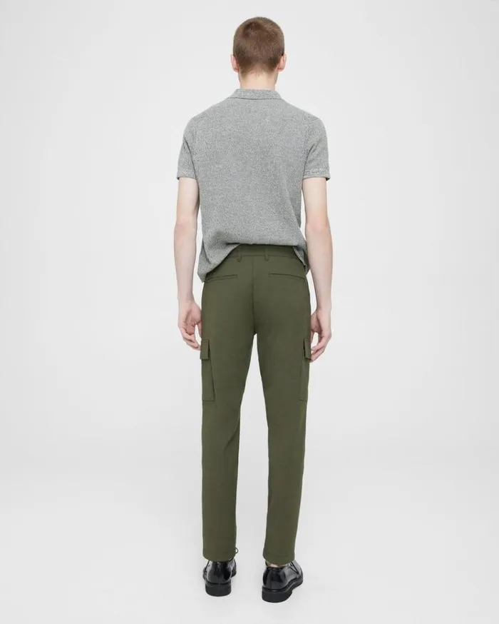 Theory Zaine Cargo Pant In Neoteric Twill Dark Olive Men Suits Theory Zaine Cargo Pant In Neoteric Twill Dark Olive Men Suits