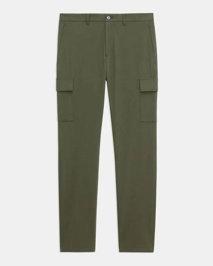 Theory Zaine Cargo Pant In Neoteric Twill Dark Olive Men Suits Theory Zaine Cargo Pant In Neoteric Twill Dark Olive Men Suits