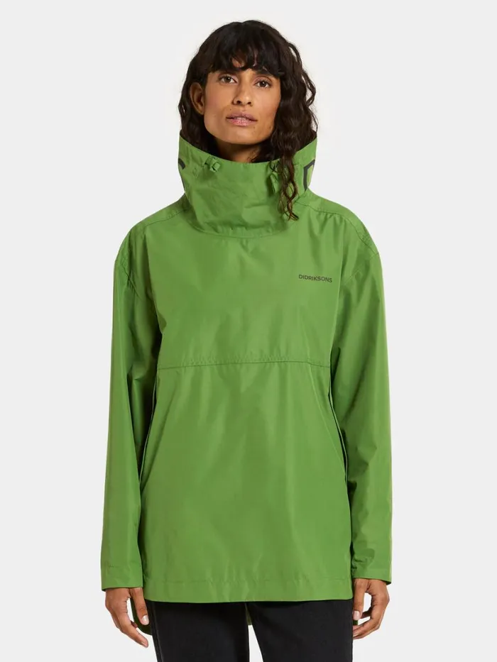 Thyra Jacket Velvet Green Women Didriksons Spring Jackets