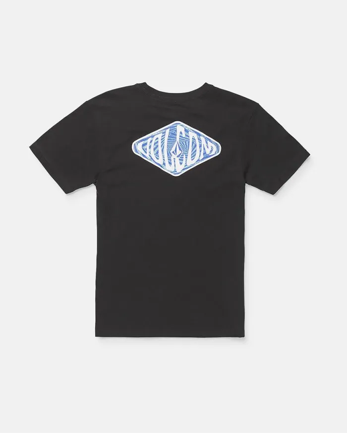 Toddler Boys Dizzy Daze Short Sleeve Tee 8211 Black Kids Volcom TShirts and Tanks