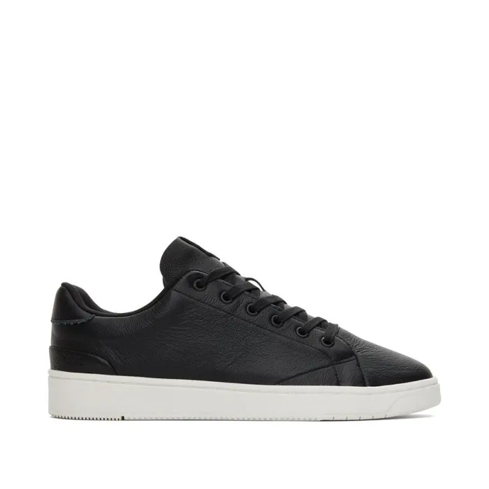 Toms Dress Casual TRVL LITE LaceUp Sneaker Black Leather 8211 Men