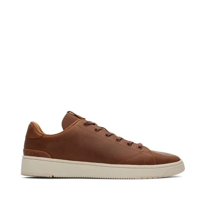 Toms Dress Casual TRVL LITE LaceUp Sneaker Tan Leather 8211 Men