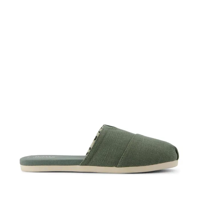 Toms Mules and Slides Alpargata Mule Green Heritage Canvas 8211 Women
