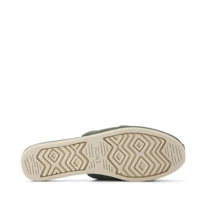 Toms Mules and Slides Alpargata Mule Green Heritage Canvas 8211 Women Toms Mules and Slides Alpargata Mule Green Heritage Canvas 8211 Women