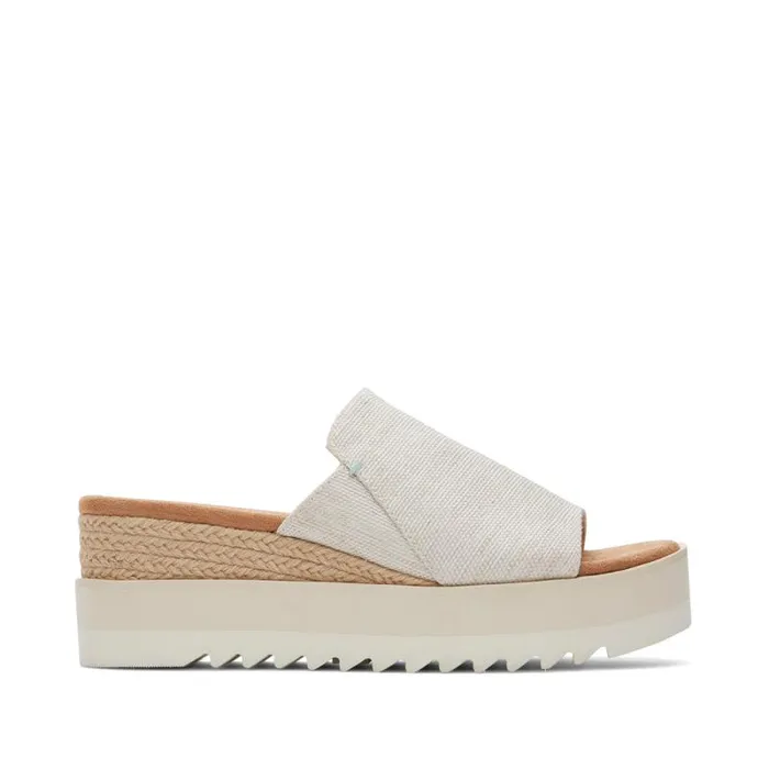 Toms Mules and Slides Diana Mule Wedge Sandal Natural Yarn Dye 8211 Women