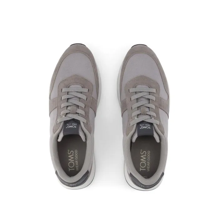 Toms Slip Ons TRVL LITE Retro Runner Sneaker Water Repellent Grey 8211 Men Toms Slip Ons TRVL LITE Retro Runner Sneaker Water Repellent Grey 8211 Men