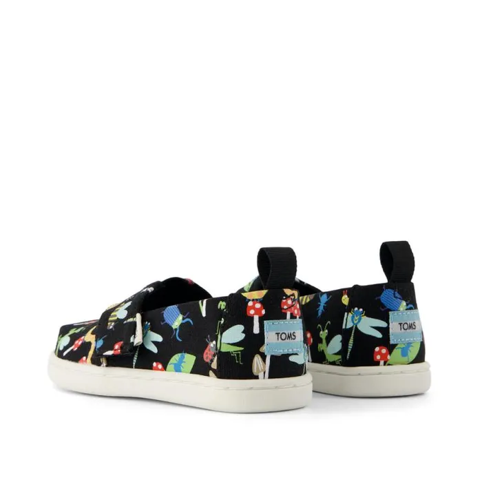 Toms TOMS Classics Alpargata Toddler Shoe Glow In The Dark Black Bugs 8211 KidsWomen Toms TOMS Classics Alpargata Toddler Shoe Glow In The Dark Black Bugs 8211 KidsWomen