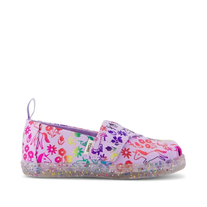 Toms TOMS Classics Alpargata Toddler Shoe Rainbow Unicorns 8211 KidsWomen
