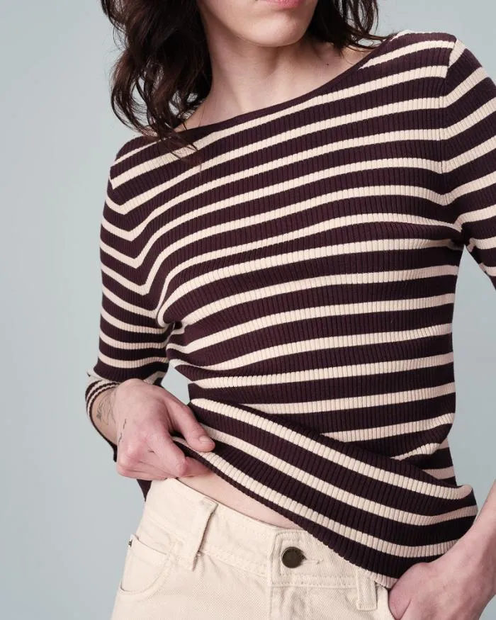 TOP PRUNE NATHAN Shop Grace and Mila Striped Jumpers