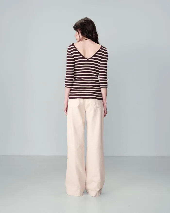 TOP PRUNE NATHAN Shop Grace and Mila Striped Jumpers