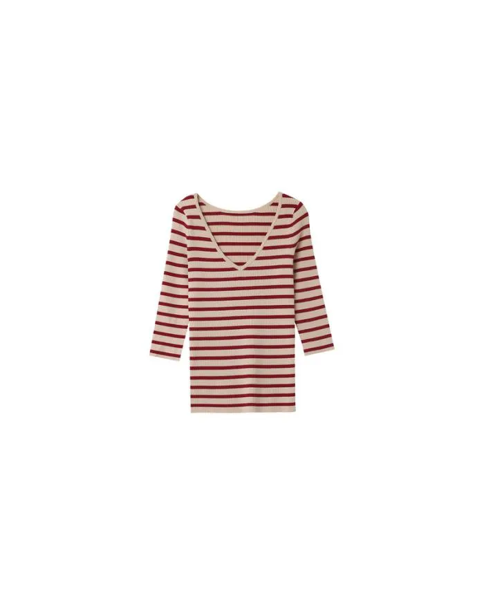 TOP PRUNE NATHAN Shop Grace and Mila Striped Jumpers