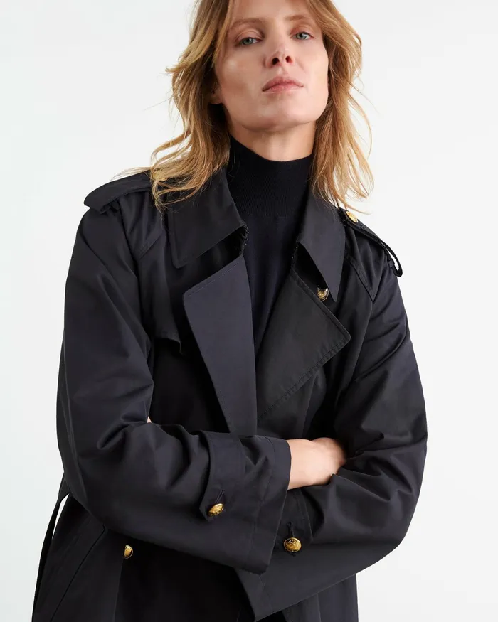 TOUSSAINT TRENCH COAT Olive Green Women Nili Lotan Coats and Outerwear