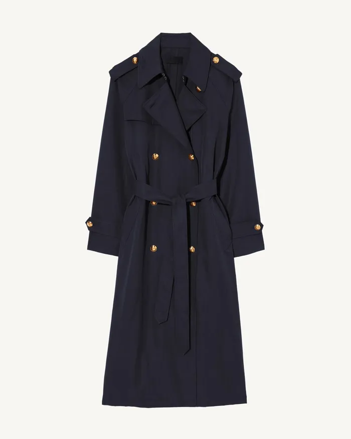 TOUSSAINT TRENCH COAT Olive Green Women Nili Lotan Coats and Outerwear