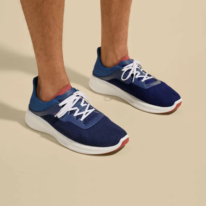 Trainers Men Olukai Island Hopper Travel Shoes 8211 Deep Blue