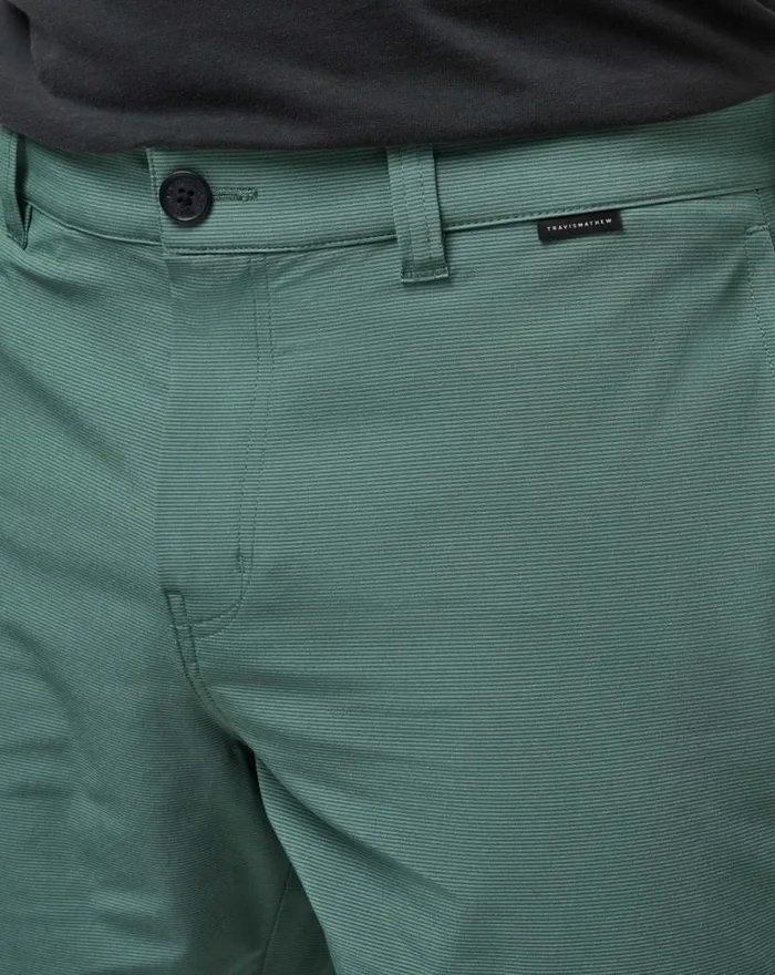 TravisMathew BAGGAGE CLAIM SHORT 7IN Balsam Green Men Shorts TravisMathew BAGGAGE CLAIM SHORT 7IN Balsam Green Men Shorts