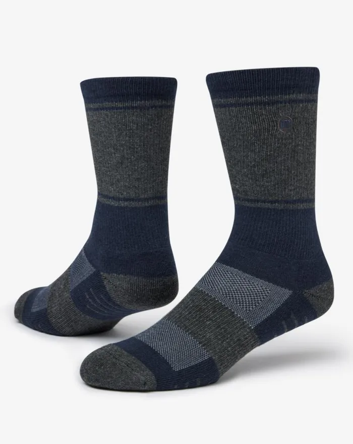 TravisMathew BAJA 20 CREW SOCK Heather Mood Indigo MenWomen Socks TravisMathew BAJA 20 CREW SOCK Heather Mood Indigo MenWomen Socks
