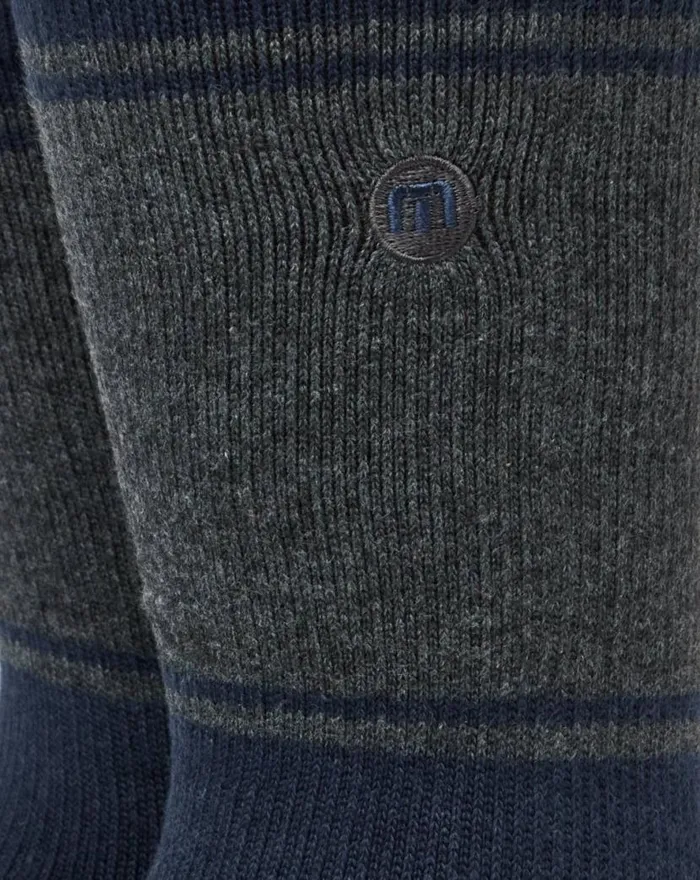 TravisMathew BAJA 20 CREW SOCK Heather Mood Indigo MenWomen Socks TravisMathew BAJA 20 CREW SOCK Heather Mood Indigo MenWomen Socks