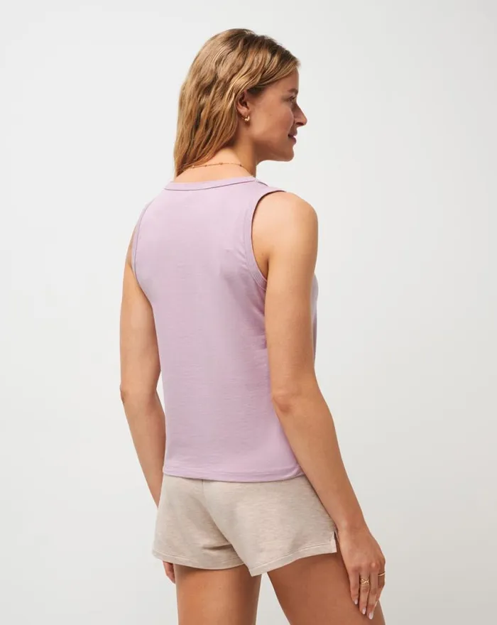 TravisMathew BEACH BANGLES TANK Mauve Shadows Women Tees TravisMathew BEACH BANGLES TANK Mauve Shadows Women Tees