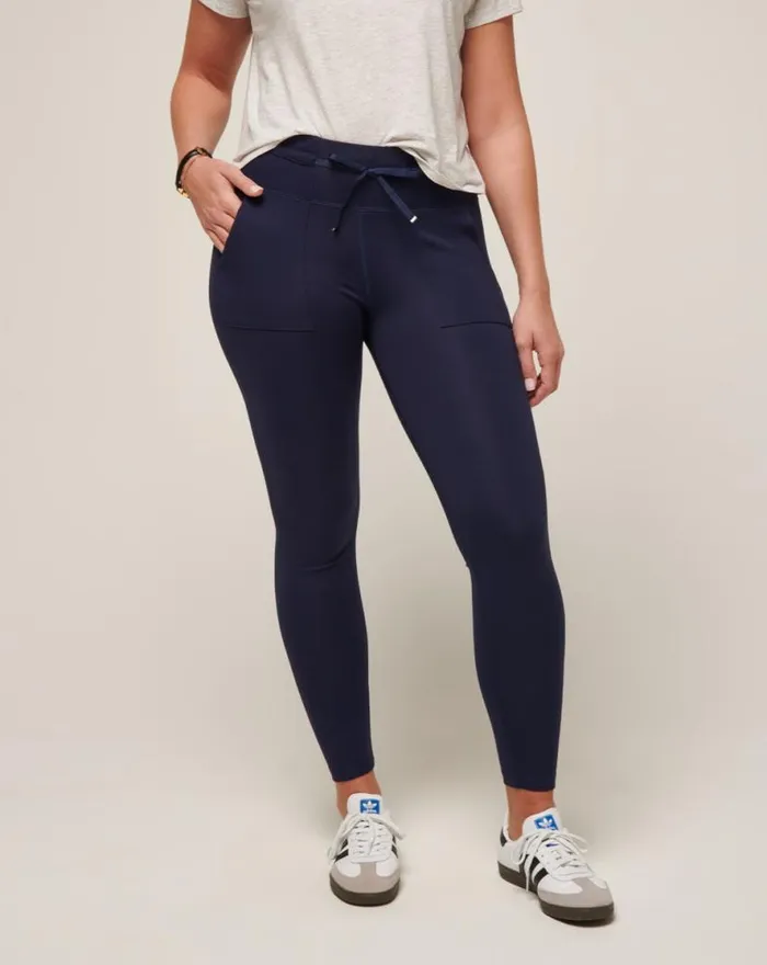 TravisMathew FRIDAY PONTE POCKET LEGGING Navy Women Pants