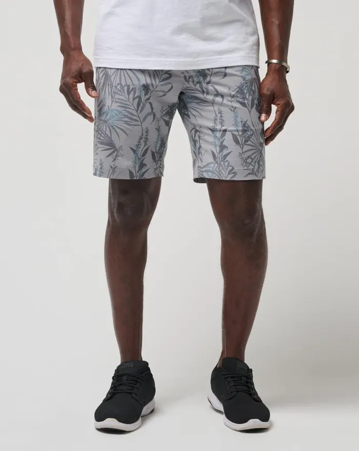 TravisMathew GARDEN ISLE SHORT 9IN Heather Light Grey Men Shorts