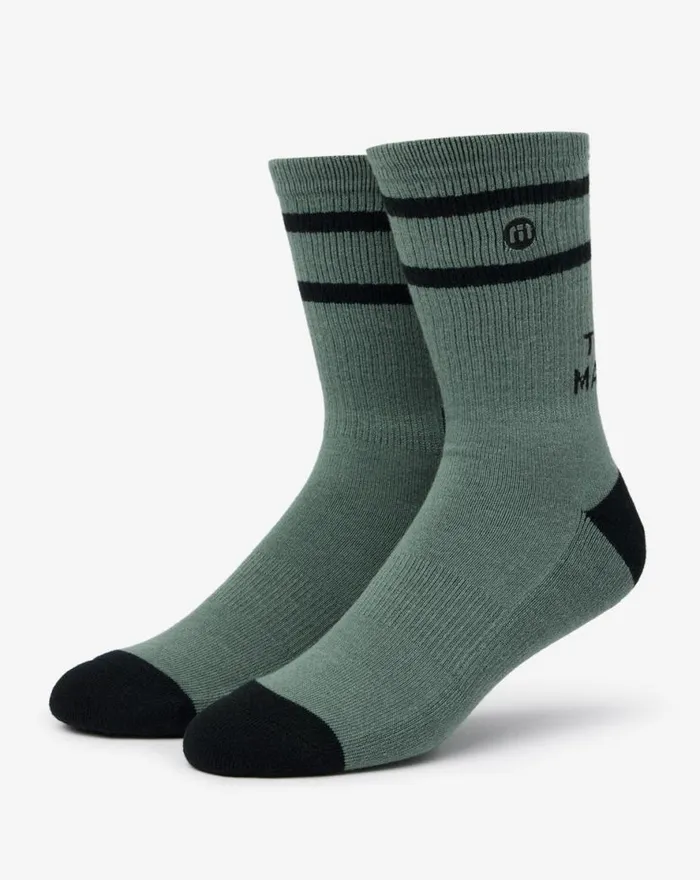 TravisMathew HIGHWAY TOWN CREW SOCK Laurel MenWomen Socks